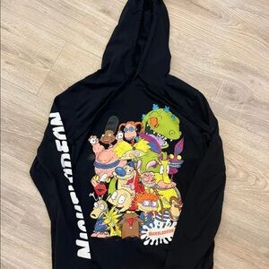Retro Throwback Nickelodeon hoodie mediu